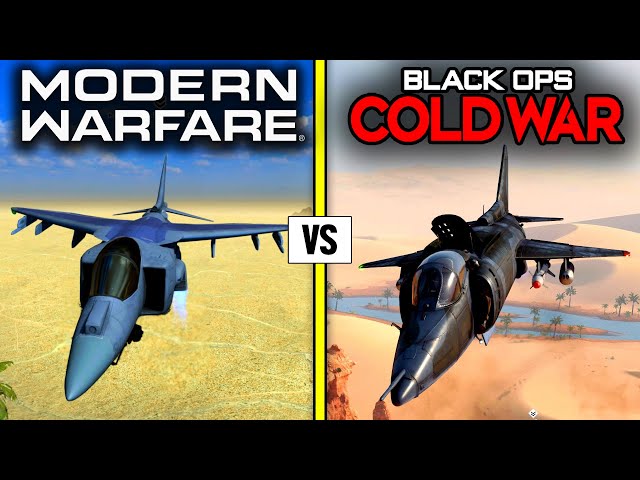Call of Duty BLACK OPS Cold War vs MODERN WARFARE — SCORESTREAKS COMPARISON