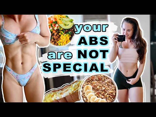 BIGGEST AB MISTAKES | Stop This ➡️ Start Seeing Results // Full Day of Eating + Lower Body Workout