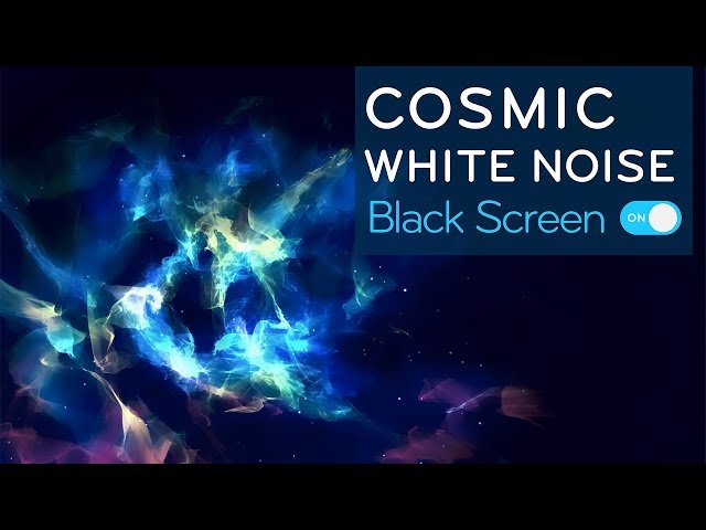 Cosmic White Noise for Sleeping Black Screen | 10 Hours Space Sounds