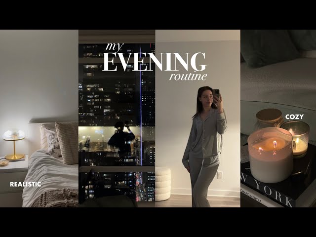 NIGHT ROUTINE (2024): my realistic 5 to 9pm evening, cozy, aesthetic, self care