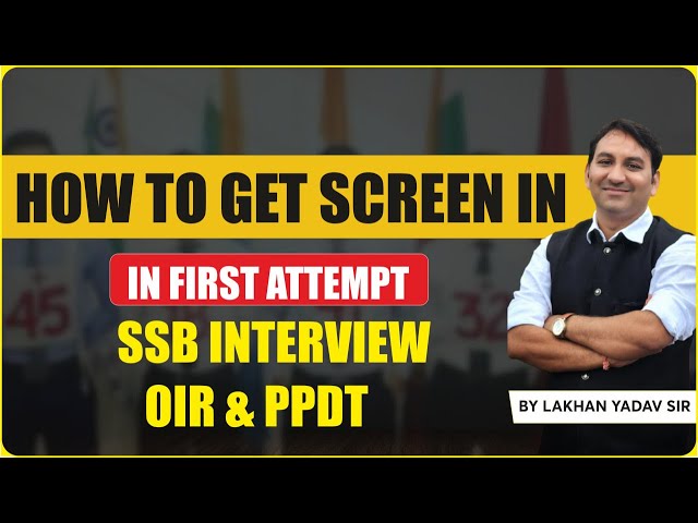 how to get screen in in ssb | ppdt practice tips for ssb interview