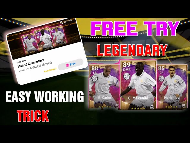How To Get Legendary Players Real Madrid Pack || eFootball 2022 Mobile Trick