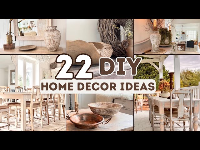 22 DIY Home Decor Ideas ~ High End Affordable Decorating Ideas on a Budget
