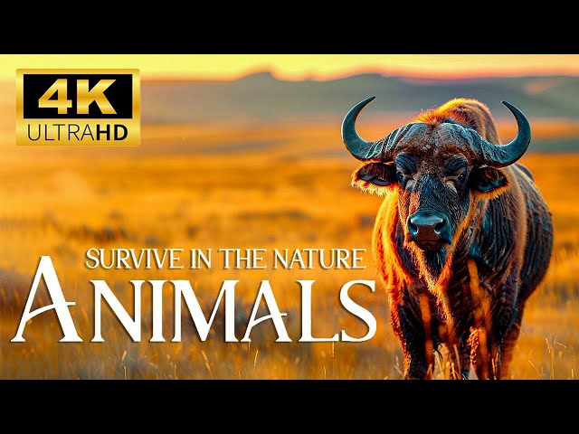 World of Untamed Animals  - Beautiful Animals Movie with Smooth Relax Piano Music