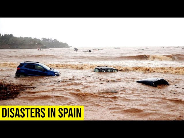 Disasters in Spain | Floods flood metro stations and disrupt traffic in Madrid.