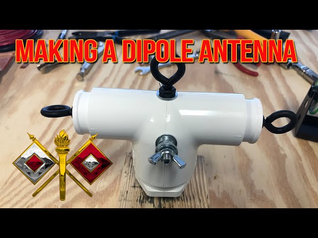 Making a dipole antenna