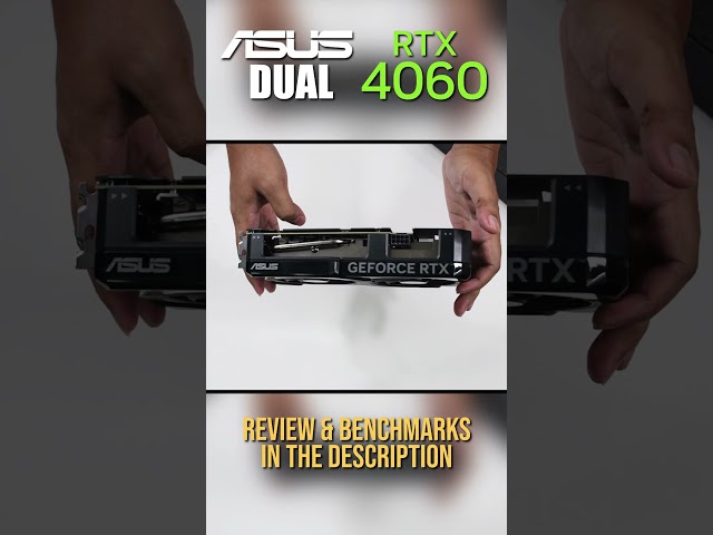 Asus Dual RTX 4060 Unboxing | review & benchmarks in the description