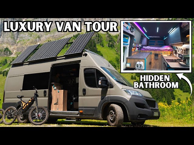 Inside the Most FUTURISTIC Campervan / DIY Van Tour