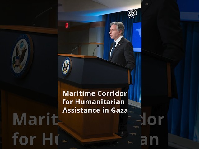 Maritime Corridor for Humanitarian Assistance in Gaza