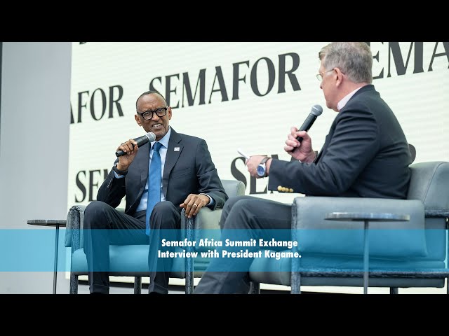 Semafor Africa Summit Exchange | Interview with President Kagame.