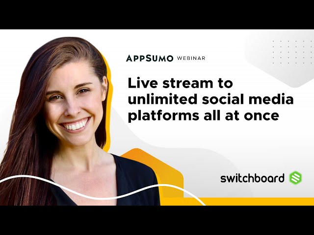 Grow your audience by livestreaming simultaneously to unlimited social media platforms w Switchboard