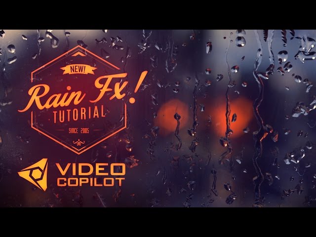 Realistic Rain Drop FX Tutorial! 100% After Effects!