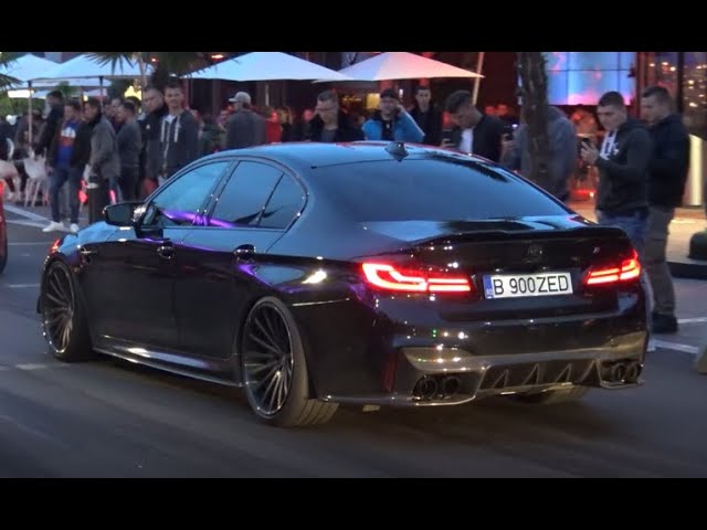 BMW M5 F90 with FI EXHAUST Crazy Sounds - Revs and Accelerations