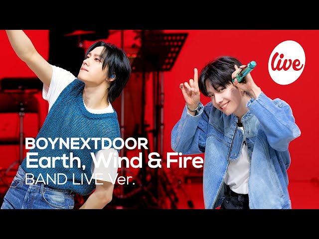 [4K] BOYNEXTDOOR - “Earth, Wind & Fire” Band LIVE Concert [it's Live] K-POP live music show