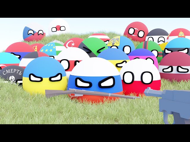 POV: You're Soviet Russia in Russian Civil War || 3D Countryballs Animation