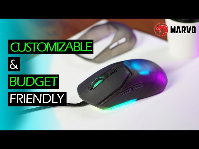 Marvo Z Fit Lite - Great Budget 2 Sizes-in-1 Gaming Mouse