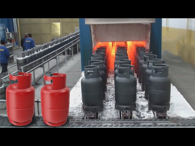 How Gas Cylinders Are Made? (Mega Factories Video)