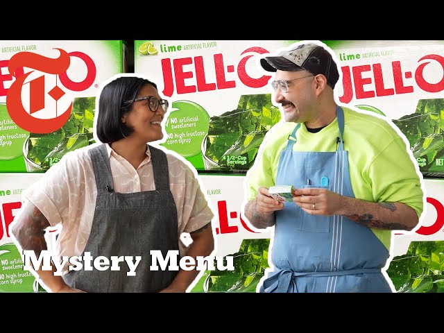 2 Chefs Try To Make A Meal Out Of Jell-O | Mystery Menu With Sohla and Ham | NYT Cooking