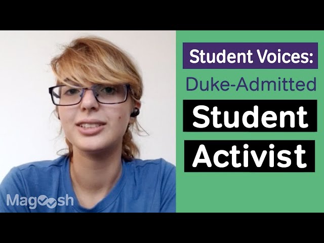 14 questions with a Duke-admitted student activist: The Student Voices Series