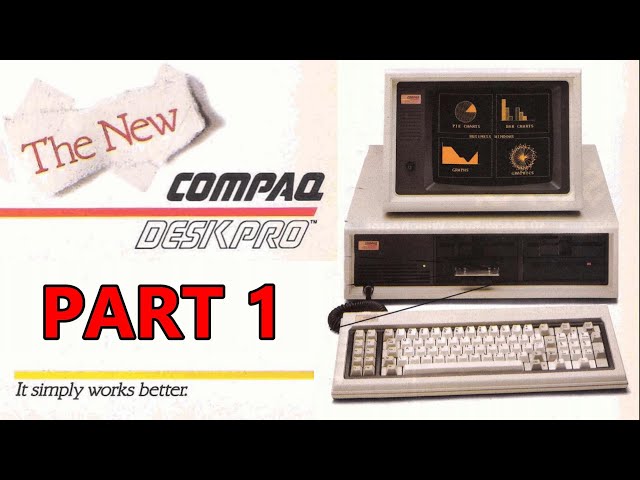 Exploring the Compaq's first desktop computer from 1984: The Compaq Deskpro