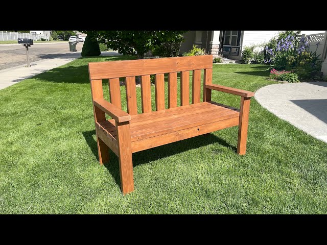 How to Build a Garden Bench for under $50