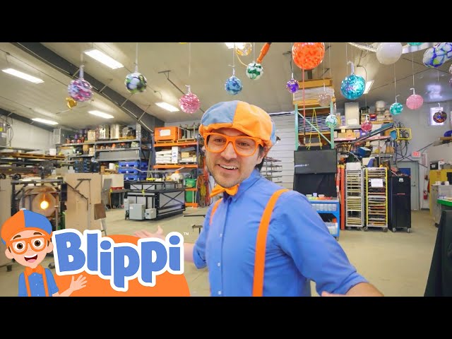 Blippi Goes Glassblowing | Kids TV Shows | Cartoons For Kids | Fun Anime | Popular video