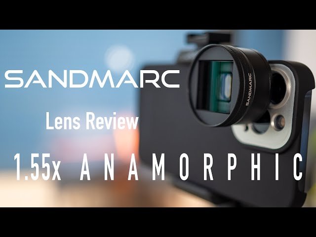 iPhone Filmmaking Accessories | Sandmarc 1.55x Anamorphic Lens!