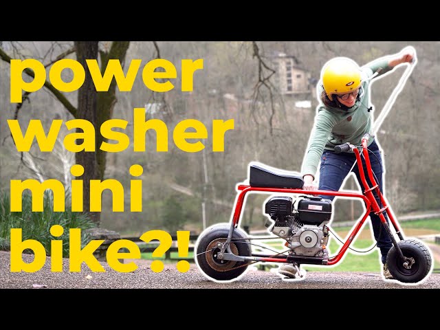 I turned a Power Washer Into a Mini Bike