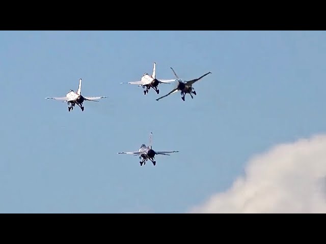 Fighter Jets Almost Crash Mid-Air