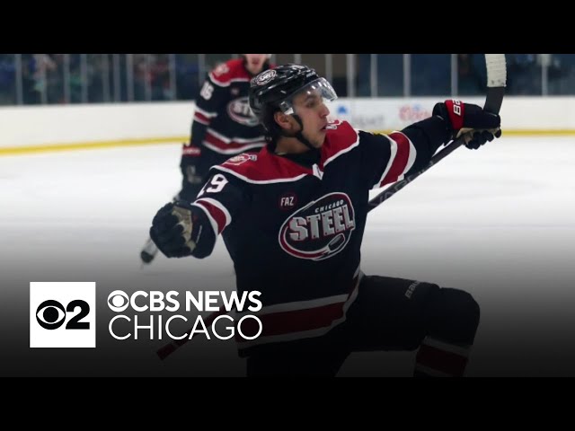 Chicago Steel's Michael Hage skating his way up to the NHL draft boards