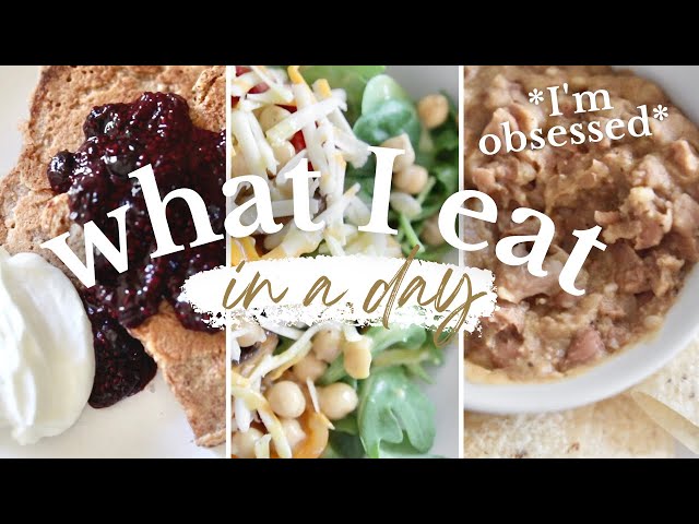 WHAT I EAT IN A DAY *easy, healthy meals I've been making on repeat*