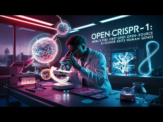 Open CRISPR 1: World’s first open-source AI scissor edits human genes.