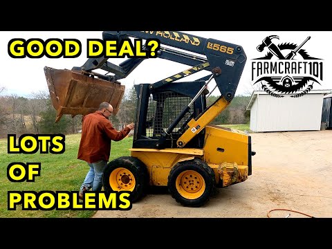 Buy and Fix Skid Steer, New Holland LX565