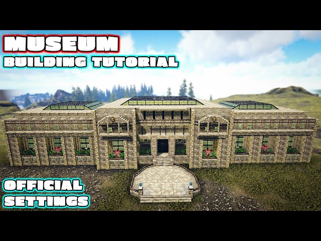 Ark: How To Build A Museum | Building Tutorial | Official Settings