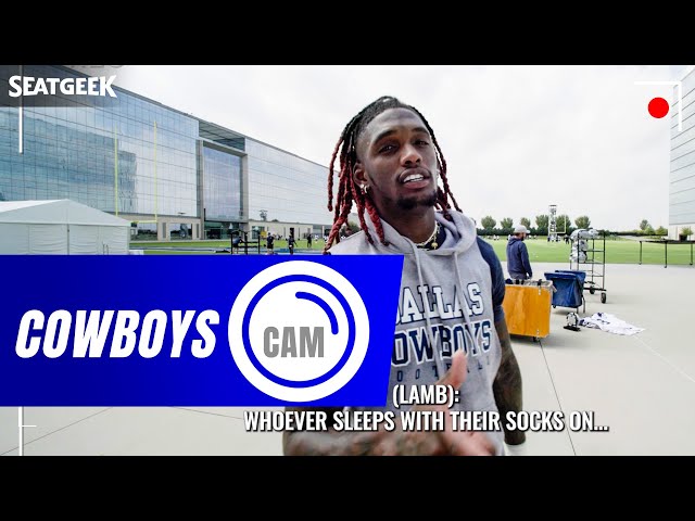 Cowboys Cam: Sleep with your socks on or off? | Dallas Cowboys 2023