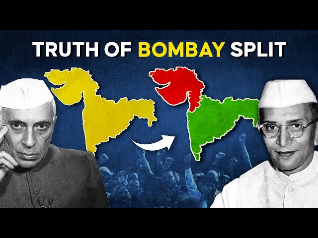 Why was Bombay SPLIT into Maharashtra and Gujarat?