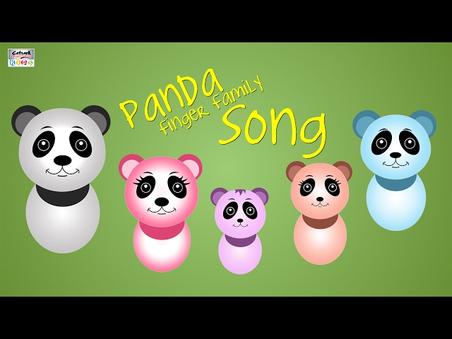 Finger Family Panda | Animal Finger Family Songs & Rhymes |
