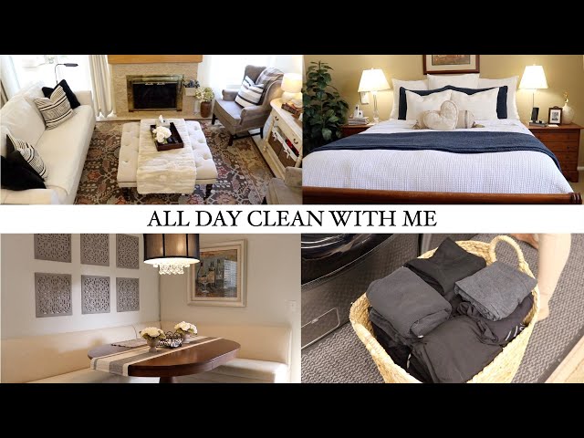 WHOLE HOUSE | CLEANING MOTIVATION | ALL DAY CLEAN WITH ME