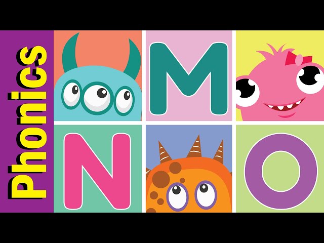 M N O Phonics Alphabet Chant for Children | English Pronunciation for Children | Fun Kids English
