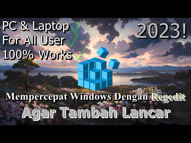 🔧Cara Mempercepat Windows Dengan Regedit ✅ Agar Tambah Lancar | 2023! (Updated) [Part 8]