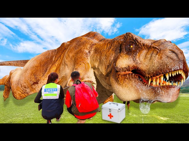 Lost In Dinosaurs Jurassic World all Parts | Most Dramatic T-rex Chase | Dinosaur | Ms.Sandy