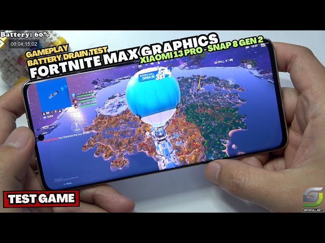 Xiaomi 13 Pro test game Fortnite Max Graphics