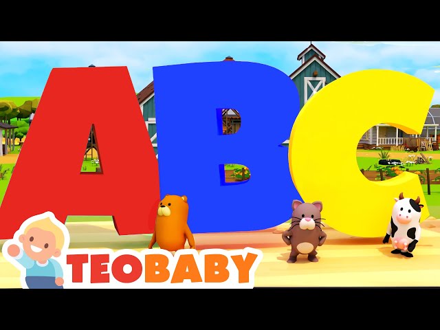 ABC Song Animals Alphabet with Cute Animals | Learn animals, phonics and the alphabet