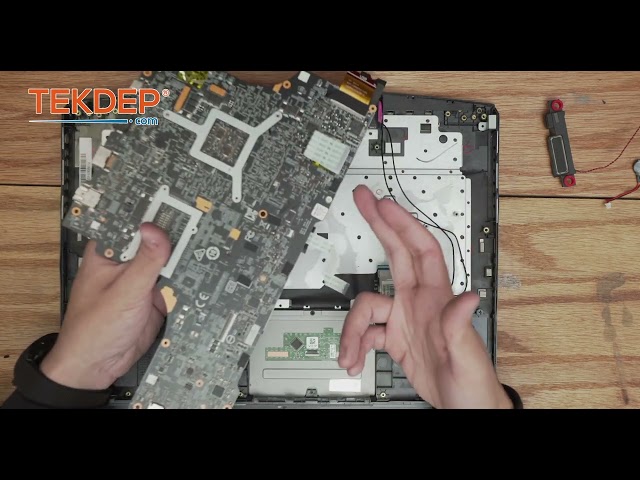 MSI GE66 Raider 10SF-236 Top Case Replacement | Fixing a Liquid Damaged Keyboard