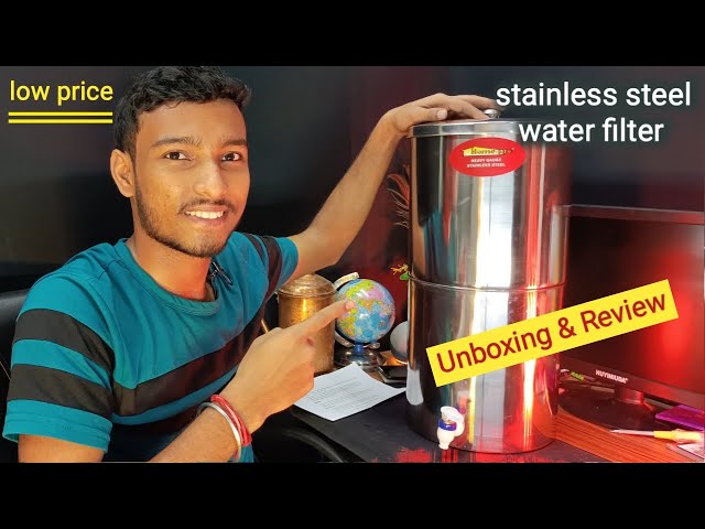 Home-pro Stainless Steel Water Filter unboxing & Review || Stainless Steel Water Purifier Low price