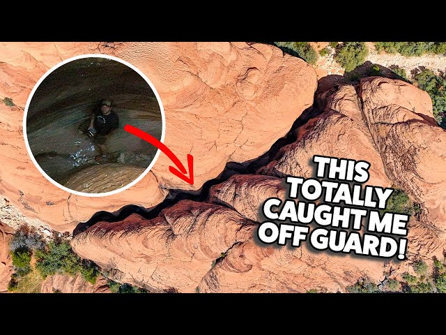 I Saw WHAT At The End Of This Slot Canyon I Found On Google Earth?? #ancienthistory