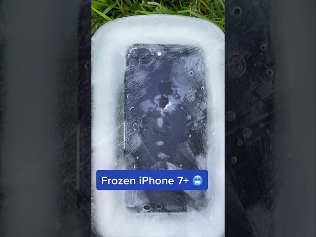 Will this iPhone work after 4 days inside a Freezer 🥶      #test #iphone #mobile #experiment