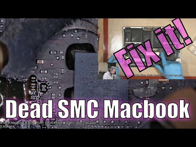 FIX YOUR SLOW Macbook A1502 with a new SMC - Smoking Gun Faults are the best