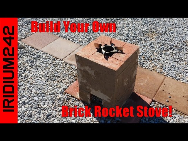 Build Your Own Brick Rocket Stove