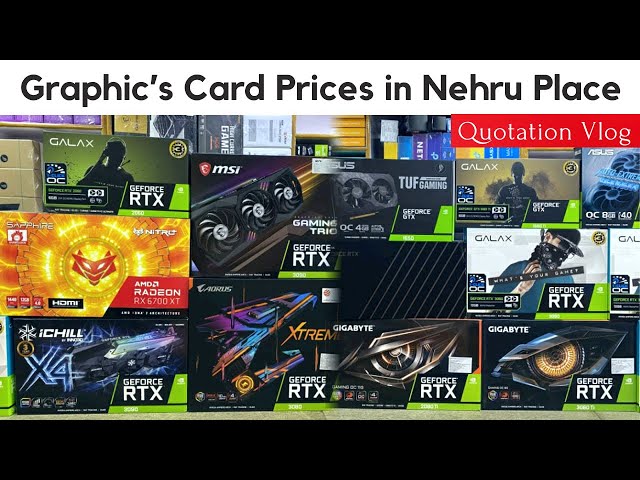 Graphic's Card Prices in Nehru Place Delhi | Nehru Place Quotation Vlog